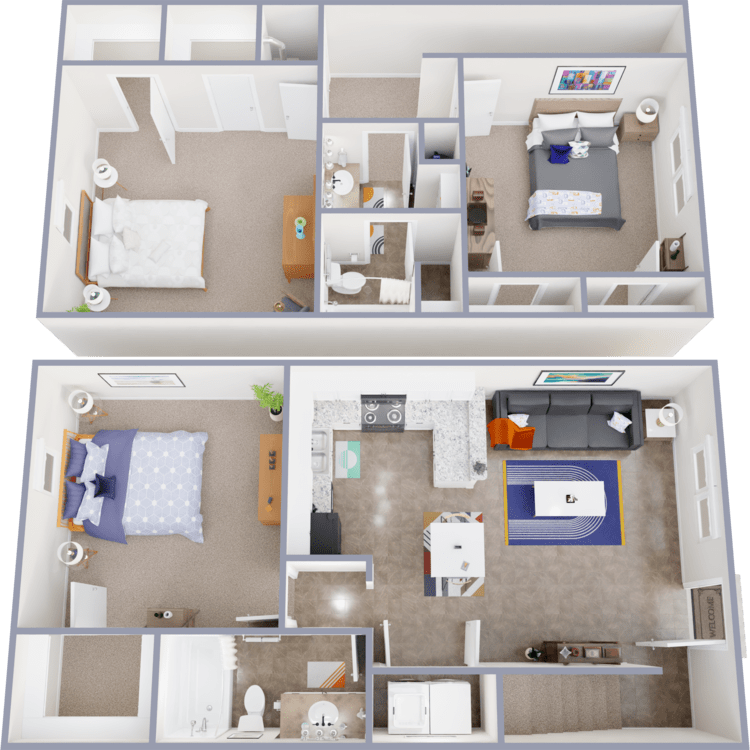 3 Bedroom floor plan