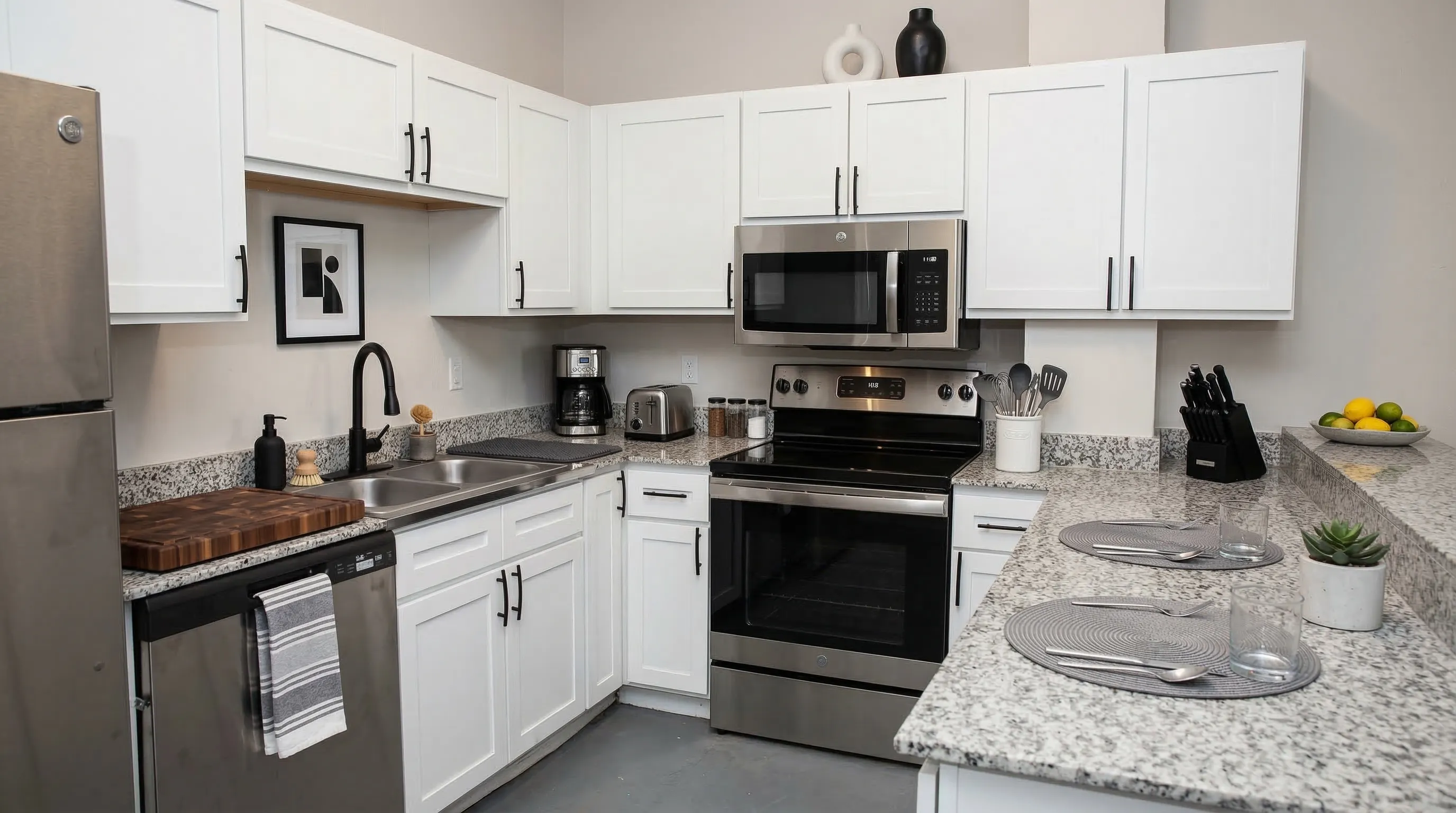 19Eleven Apartments modern kitchen